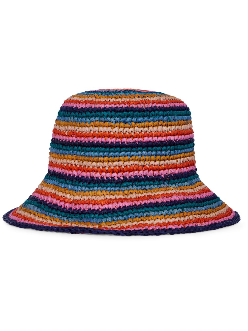 Paul Smith striped crochet bucket hat - Pink