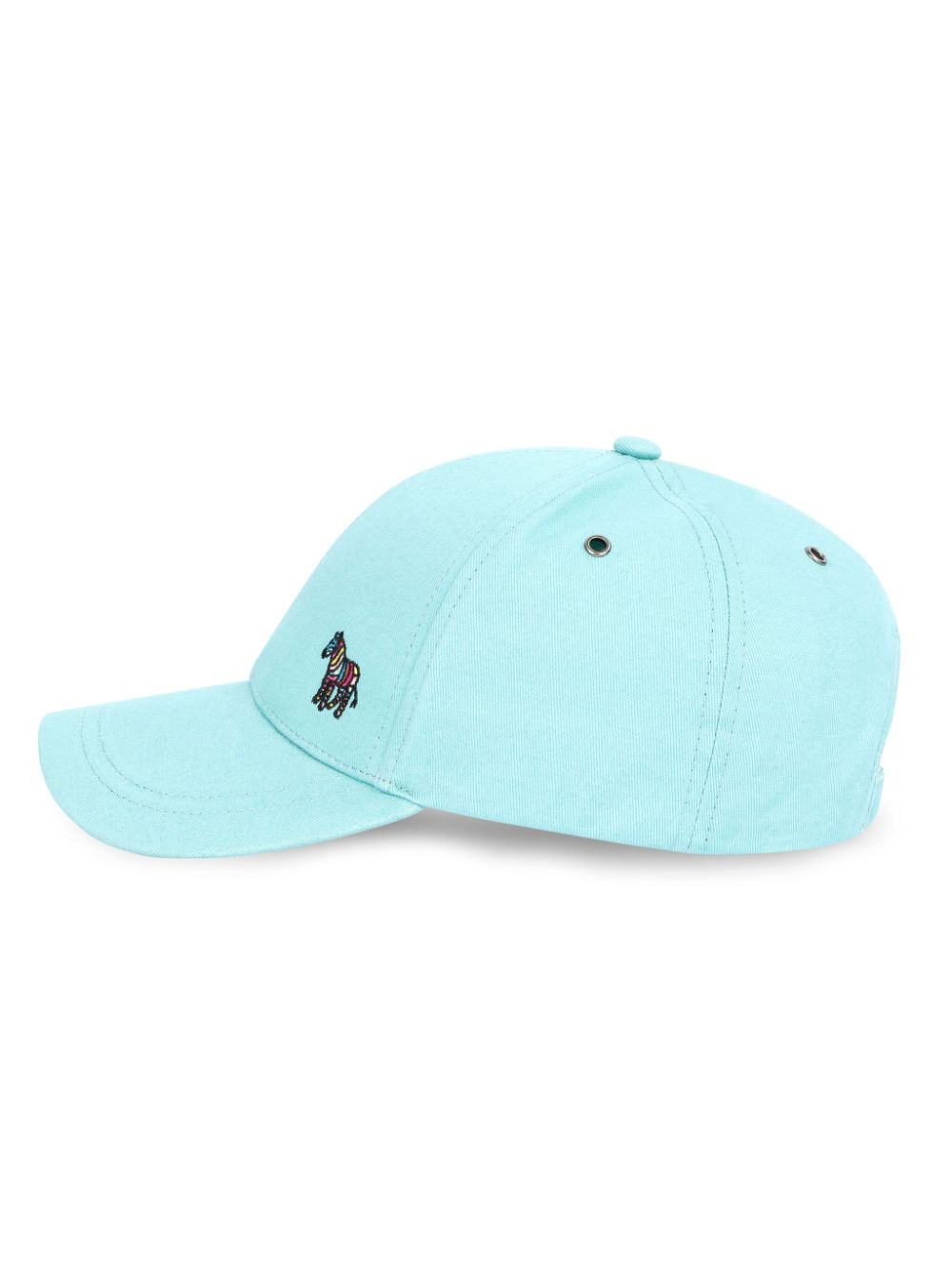 Paul Smith logo-embroidered cotton baseball cap - Blauw