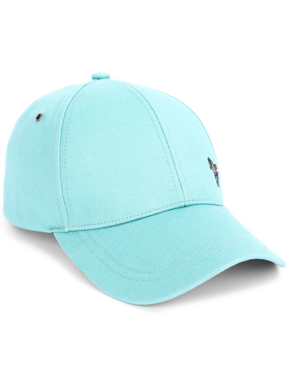 Paul Smith logo-embroidered cotton baseball cap - Blue