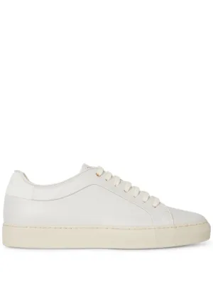 Moncler Monclub Leather Sneakers | White | FARFETCH RO