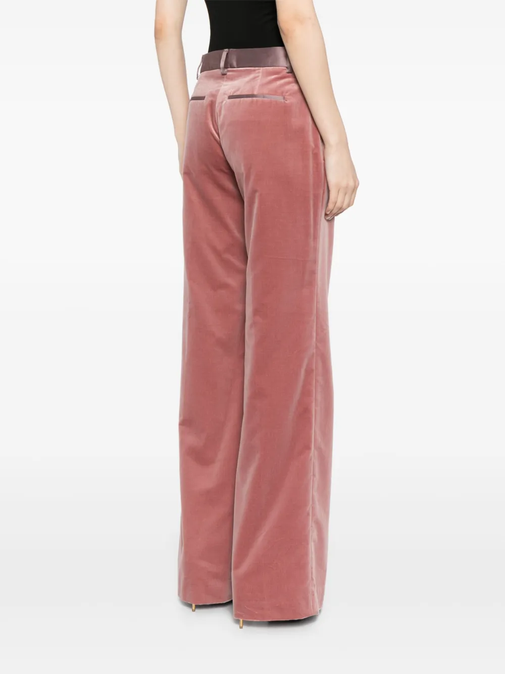 Paul Smith Broek met fluwelen afwerking Roze