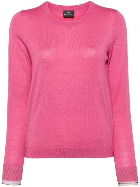 PS Paul Smith ribbed-edge wool-blend jumper