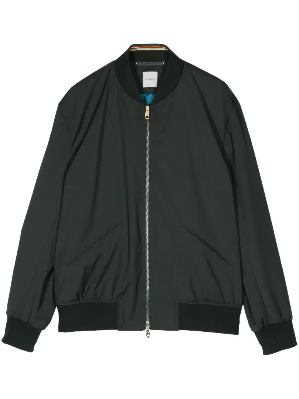 Paul Smith Wool Bomber Jacket Green FARFETCH AO