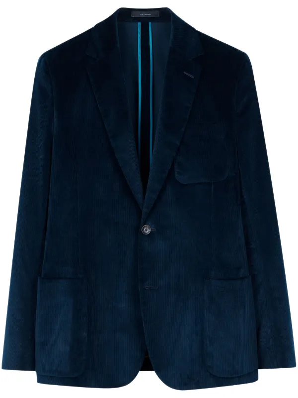 Paul Smith Corduroy Blazer in Blue