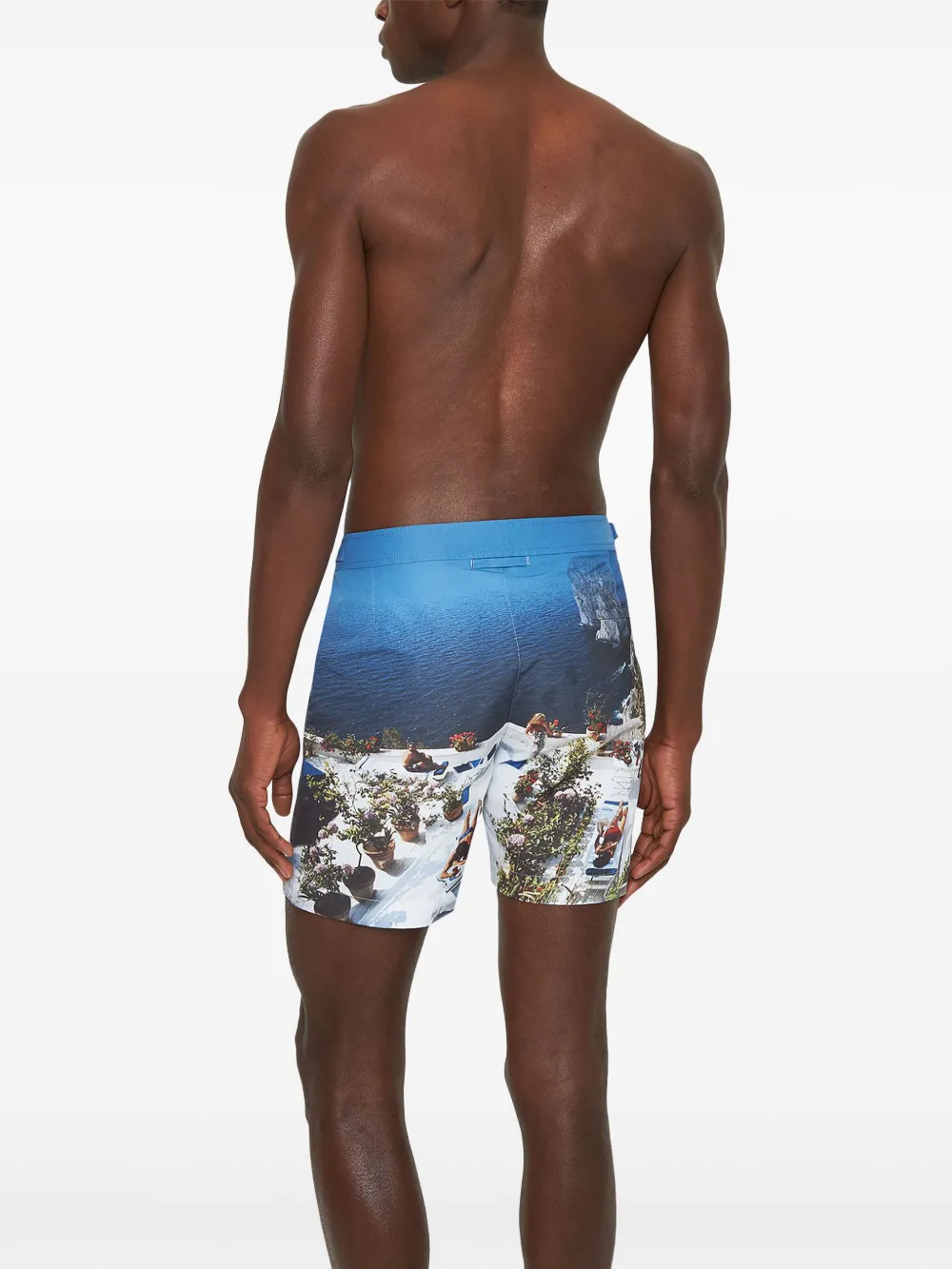 Orlebar Brown Zwembroek met print Blauw