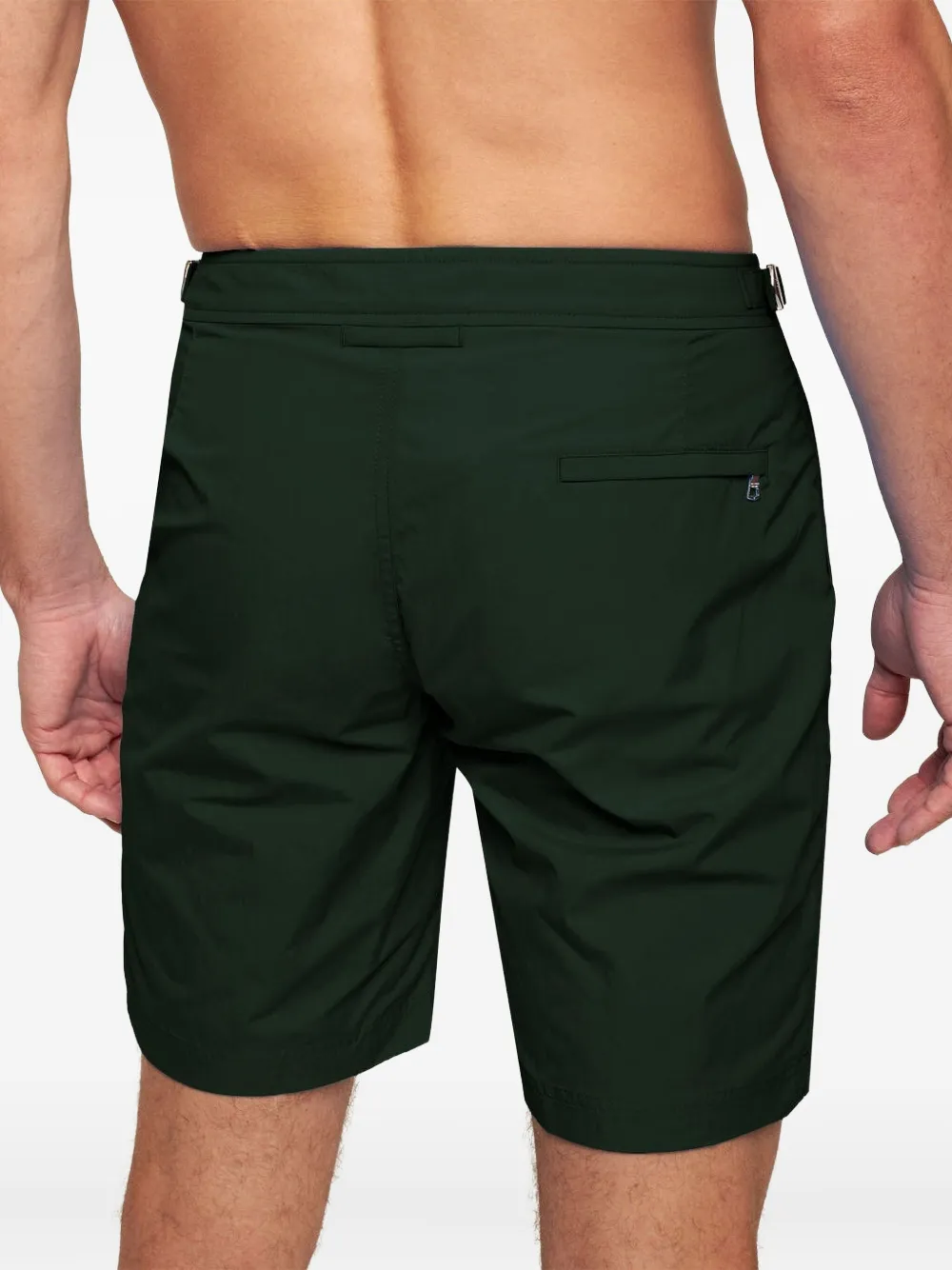 Orlebar Brown Belted Swim Shorts In Green