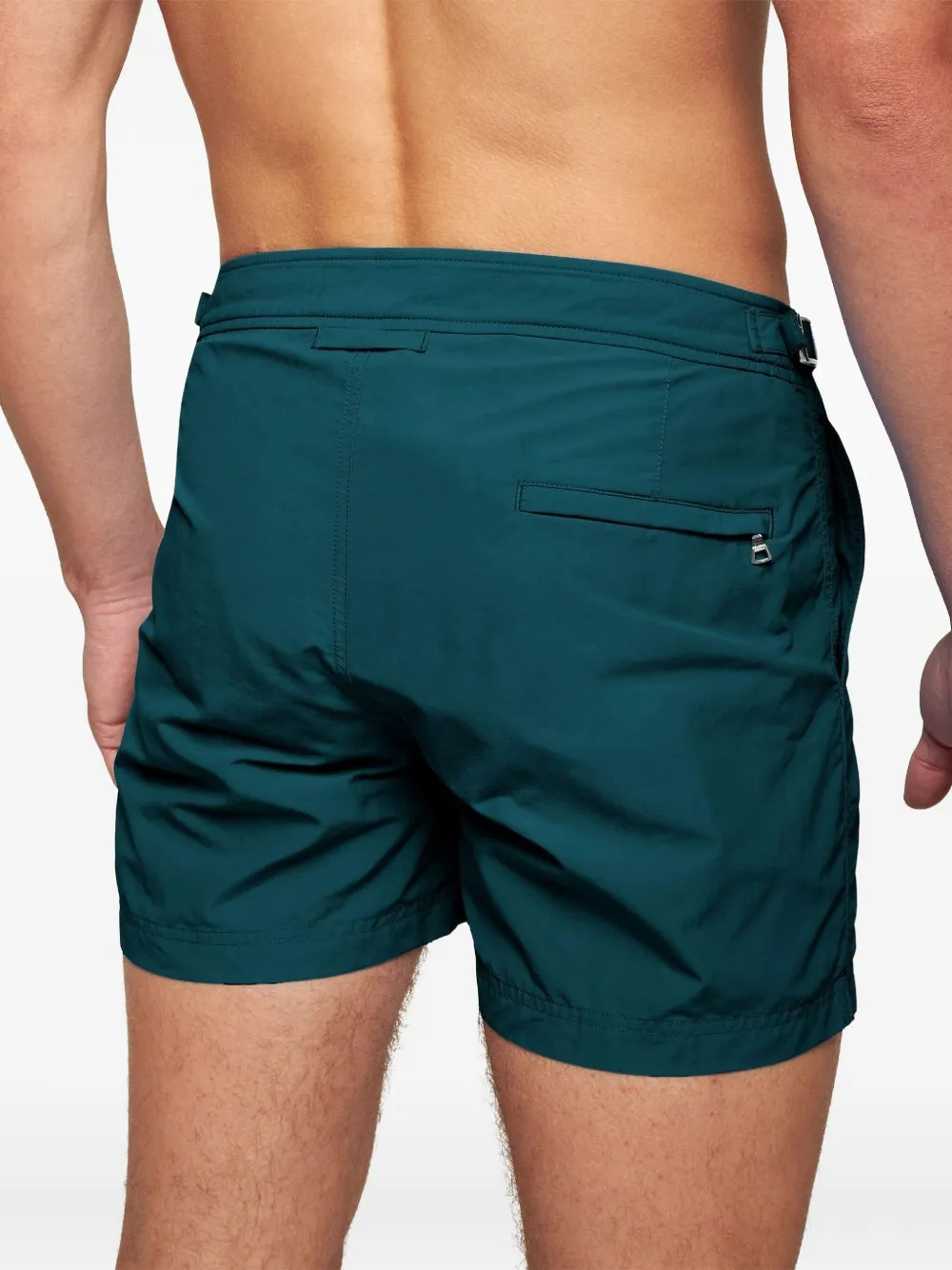 Orlebar Brown Zwembroek meet rits Groen