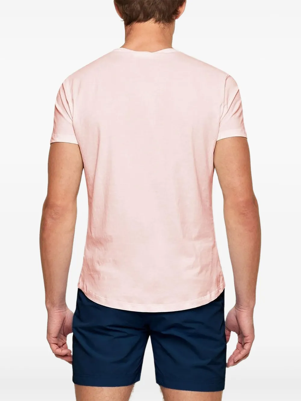 Orlebar Brown T-shirt met ronde hals - Roze