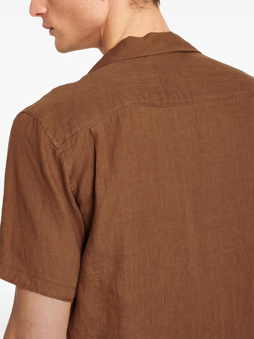 Orlebar Brown Maitan Shirt In Braun