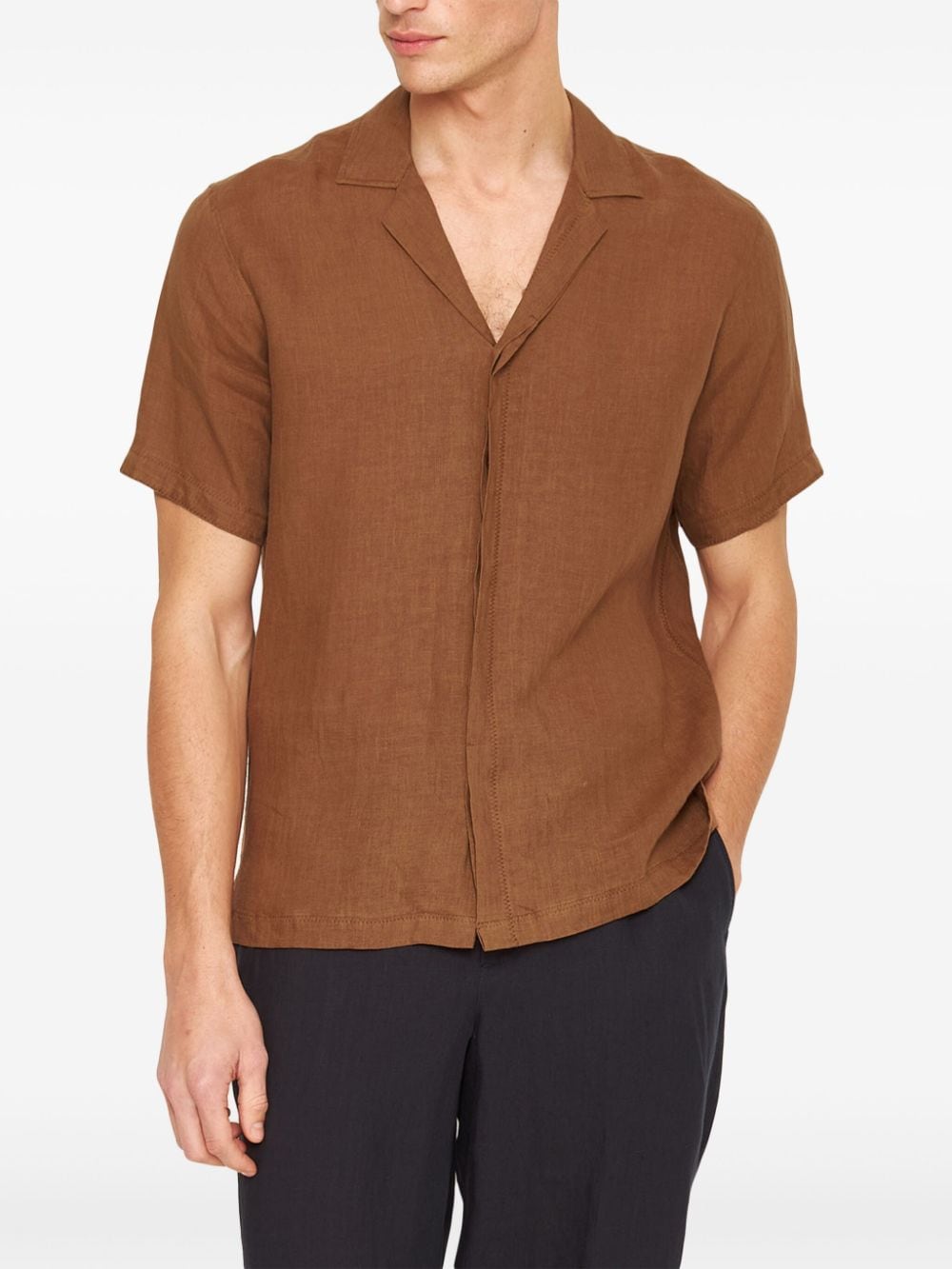 Orlebar Brown Maitan shirt - Bruin