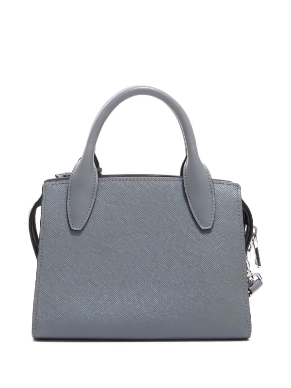 Prada Pre Owned 2Way leather shoulder bag women Calf Leather One Size Grey