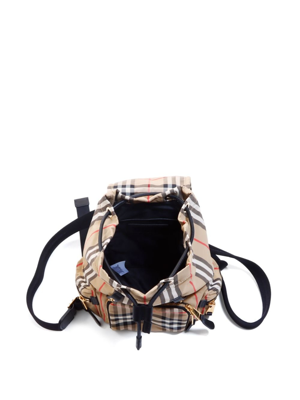 Pre-owned Burberry Small Vintage Check Backpack In Neutrals