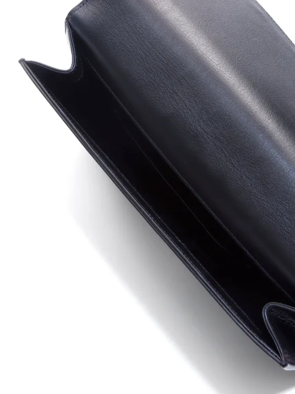 Yves Saint Laurent(イヴサンローラン) クラッチバッグ ダークブラウン×ベージュ サイズ 14｜【公式】カインドオルオンライン ブランド古着・中古通販【kindal】 YSL クラッチバッグ