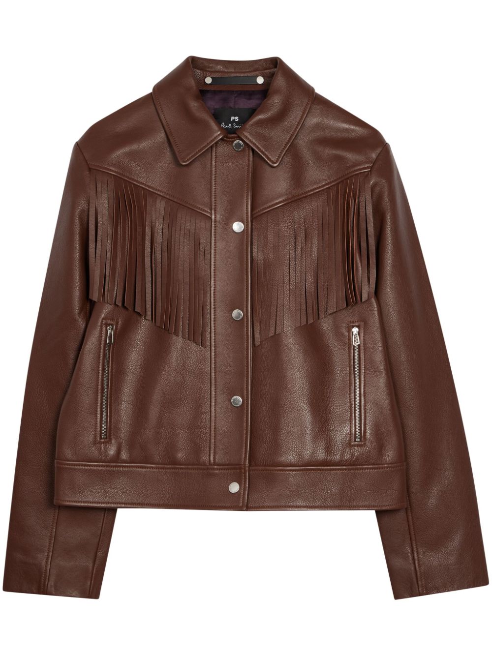 leather fringed jacket