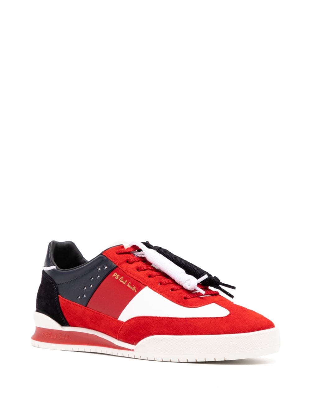 Shop Ps By Paul Smith Low-top Lace-up Sneakers In Red