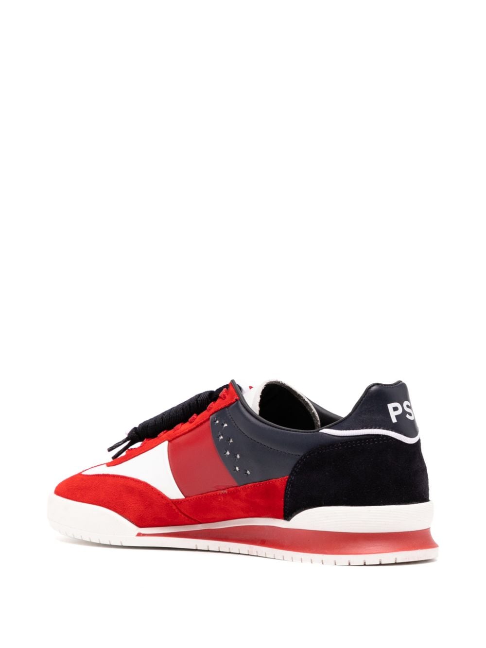 Shop Ps By Paul Smith Low-top Lace-up Sneakers In Red