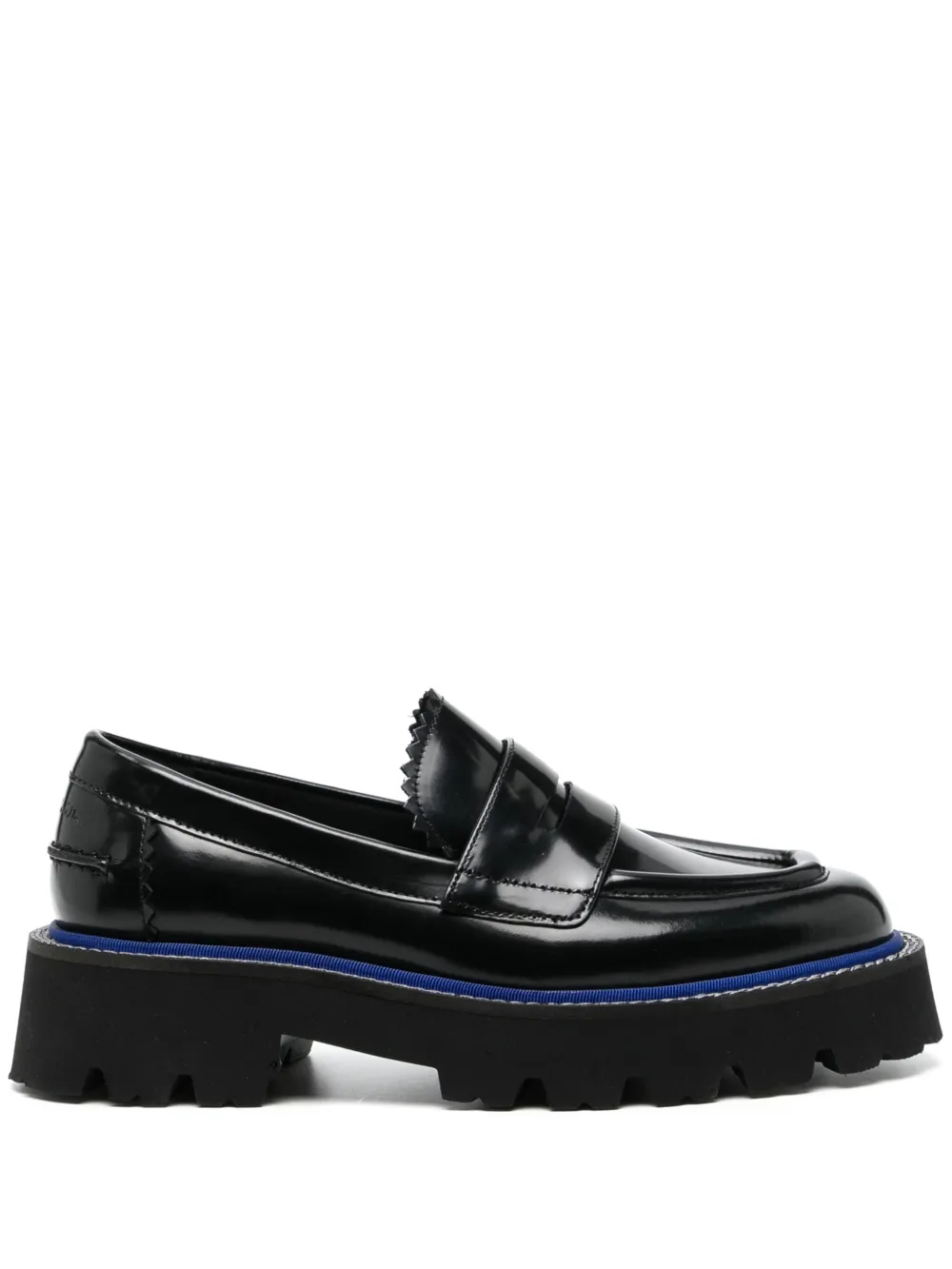 Paul Smith Magpie leather loafers - Black