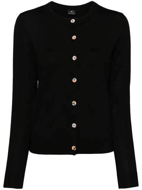 PS Paul Smith ribbed-edge wool cardigan