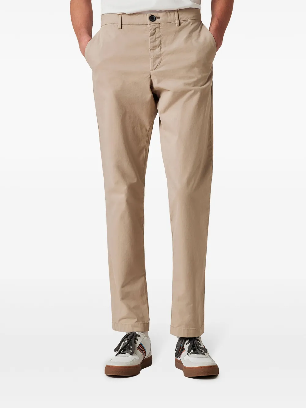 PS Paul Smith Chino met zebraprint Beige