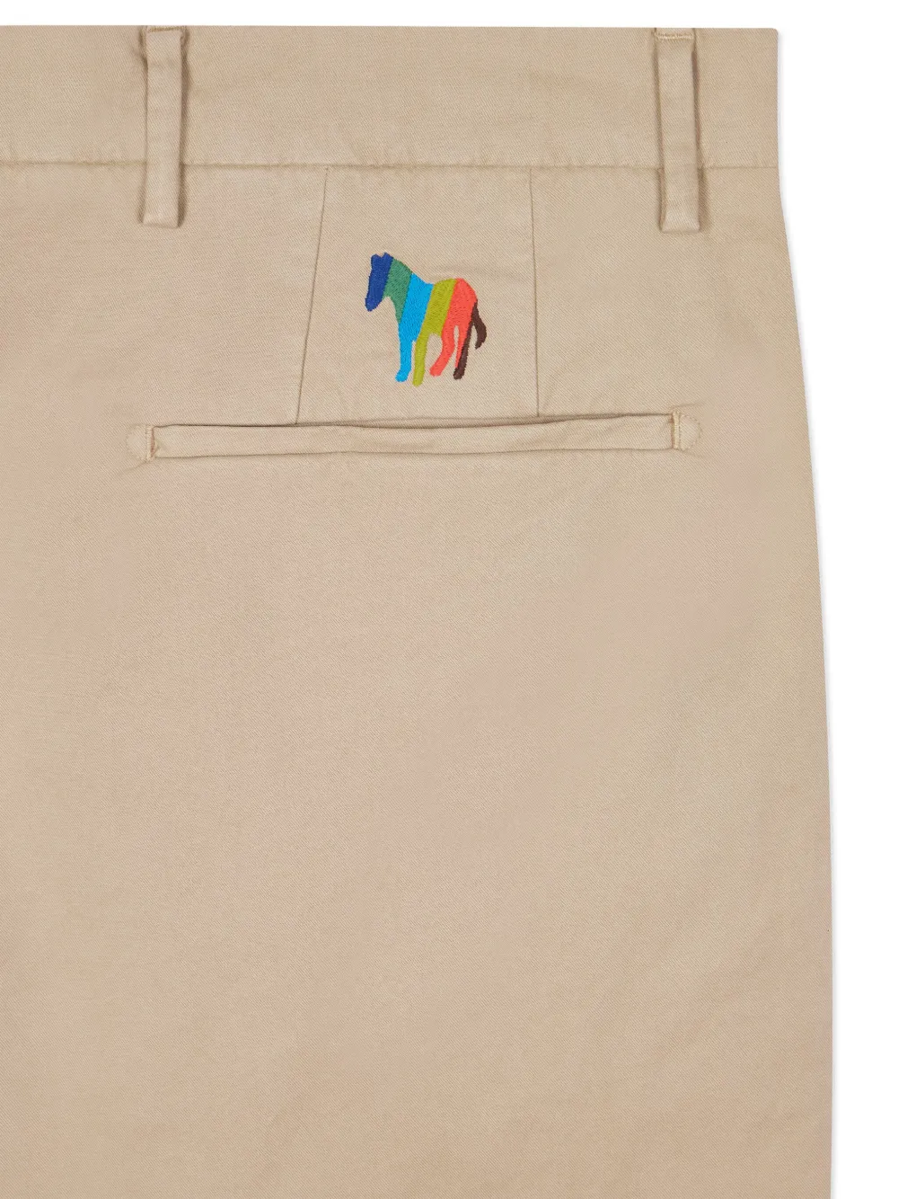 PS Paul Smith Chino met zebraprint Beige