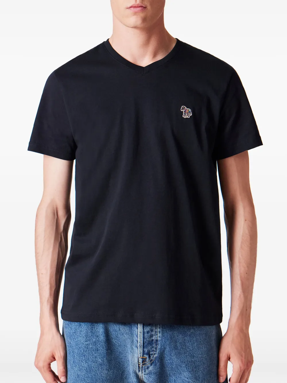 PS Paul Smith T-shirt met V-hals Blauw