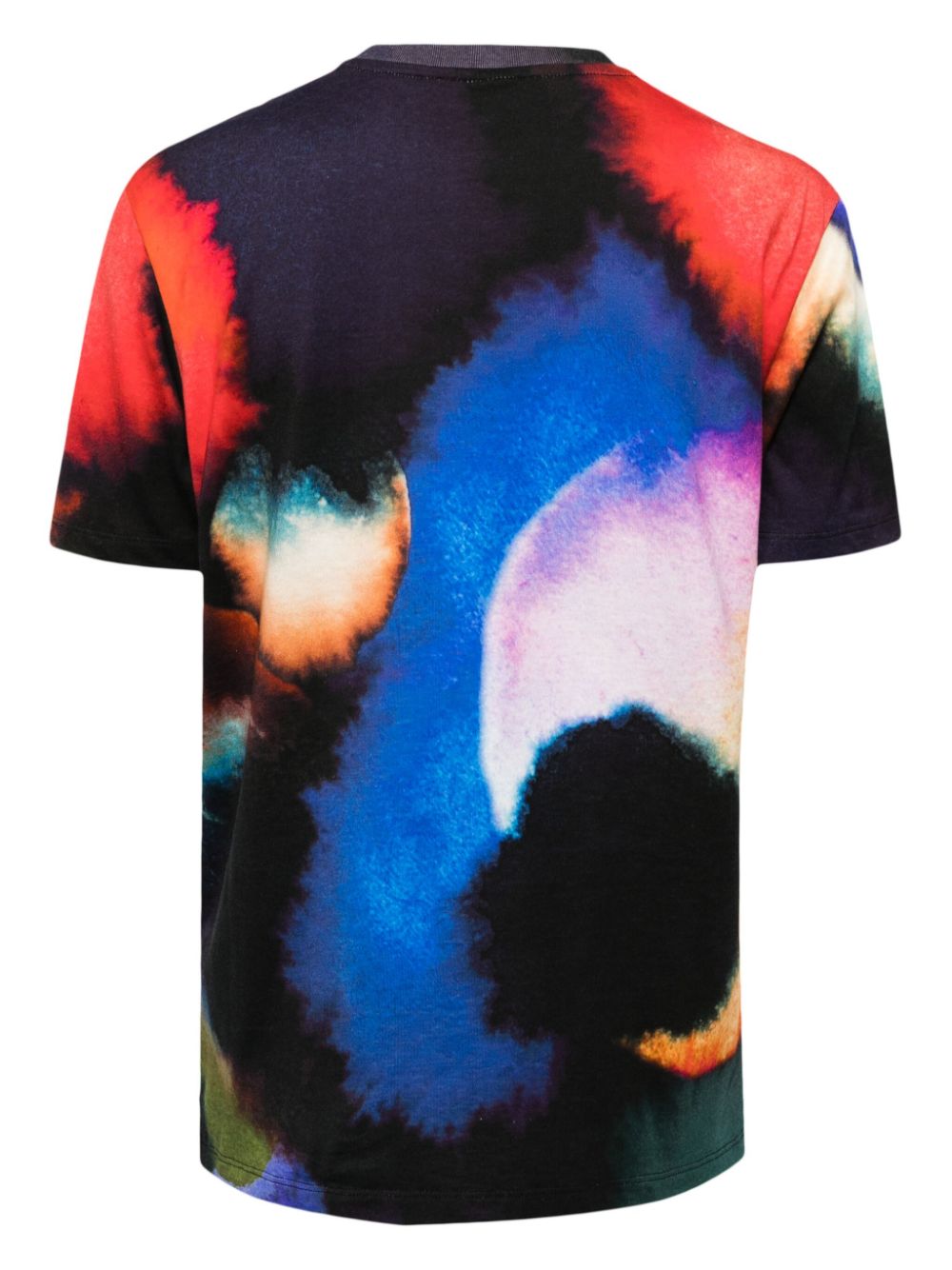 PS Paul Smith Katoenen T-shirt met abstracte print - Zwart