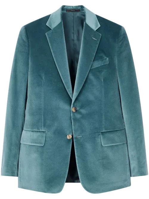 Paul Smith blazer en velours - Bleu - Paul Smith - Modalova