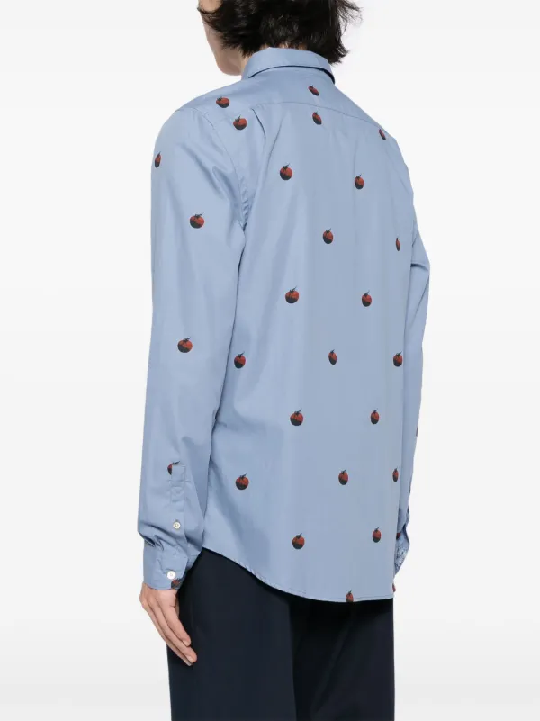 PS Paul Smith プリント シャツ | ブルー | FARFETCH JP