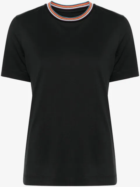 Paul Smith t-shirt en coton à bords contrastants