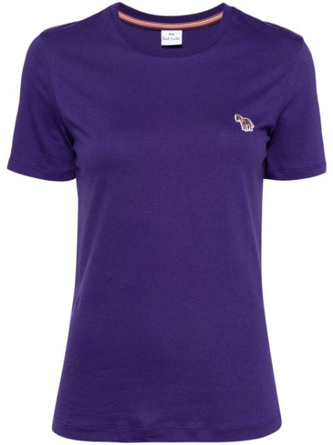 PS Paul Smith logo-embroidered cotton T-shirt