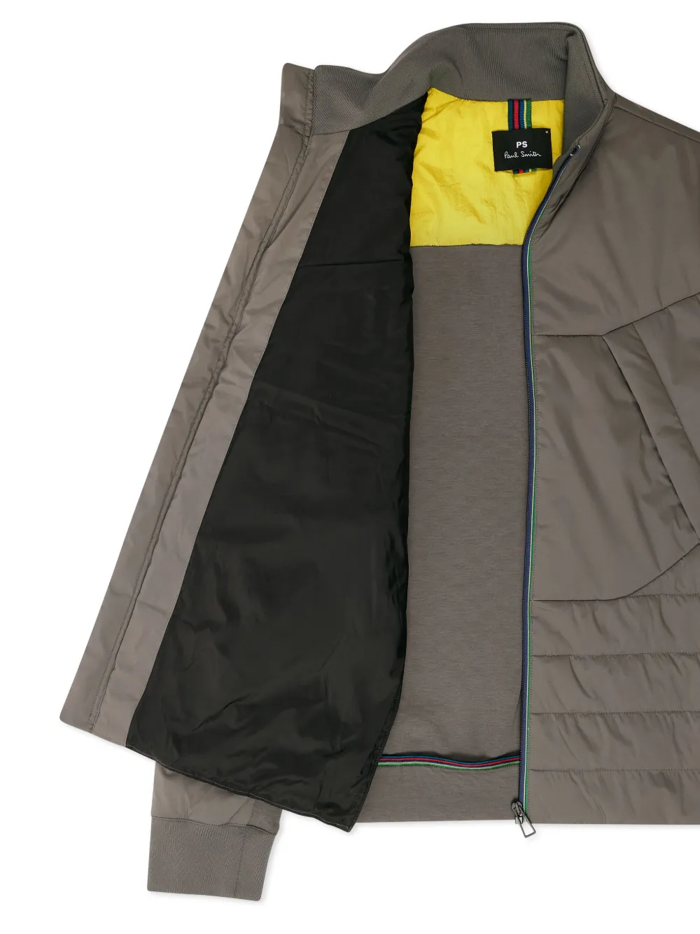 mock neck padded jacket