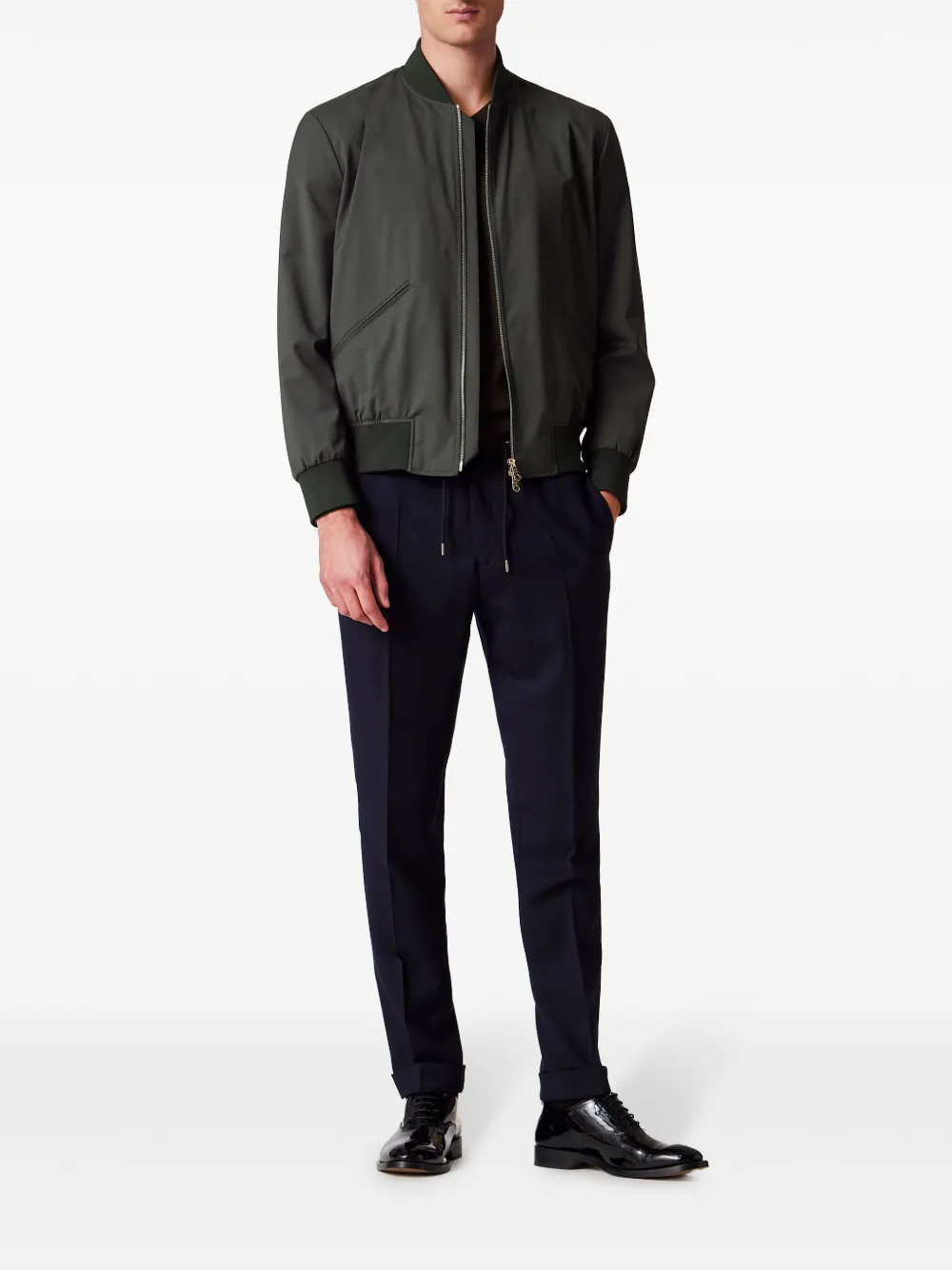 Paul Smith merino-wool V-neck sweater - Bruin