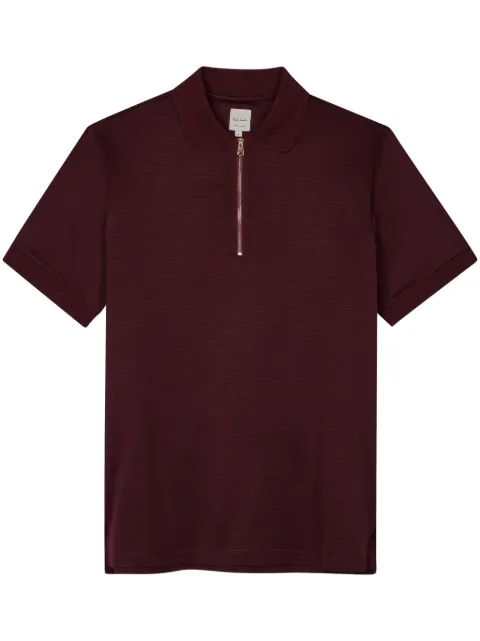 Paul Smith half-zip fastening polo shirt