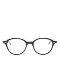Garrett Leight Franklin round-frame glasses - Black