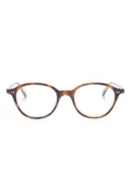 Garrett Leight Franklin round-frame glasses - Brown