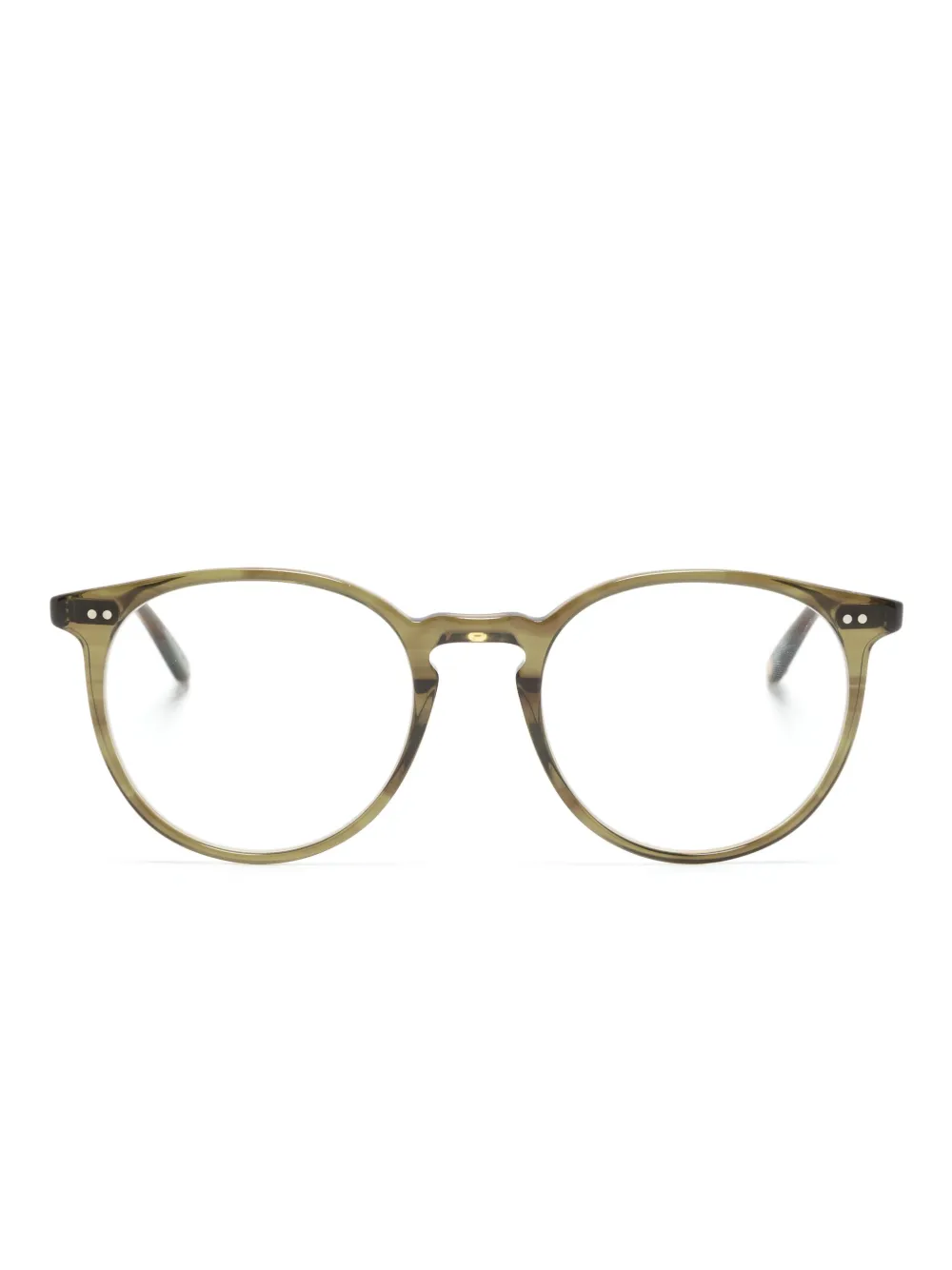 Garrett Leight Morningside ラウンド眼鏡フレーム | グリーン | Image 1