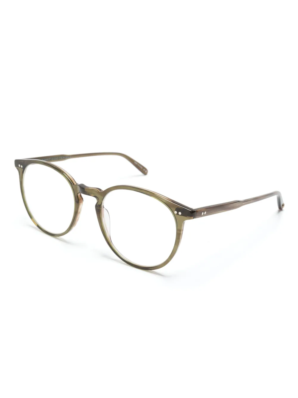 Garrett Leight Morningside bril met rond montuur - Groen