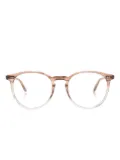 Garrett Leight Morning Side round-frame glasses - Neutrals