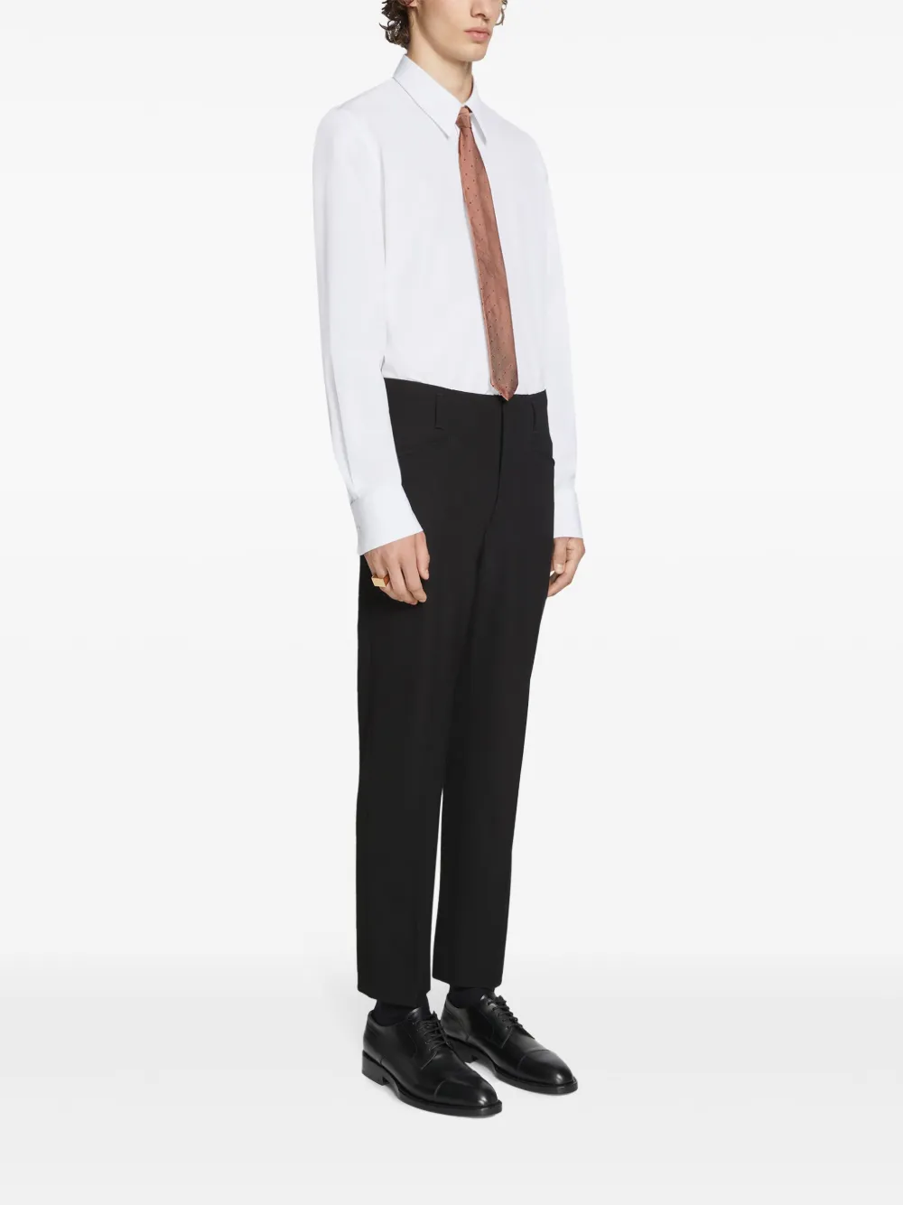 DRIES VAN NOTEN Overhemd met klassieke kraag Wit