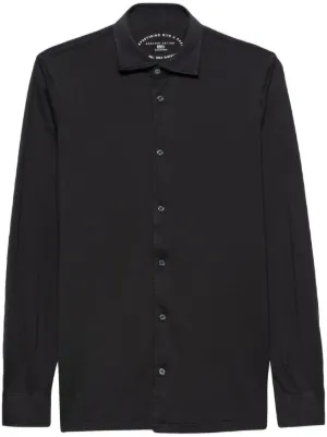 Stone Island flap-pocket logo-patch Shirt | Grey | FARFETCH