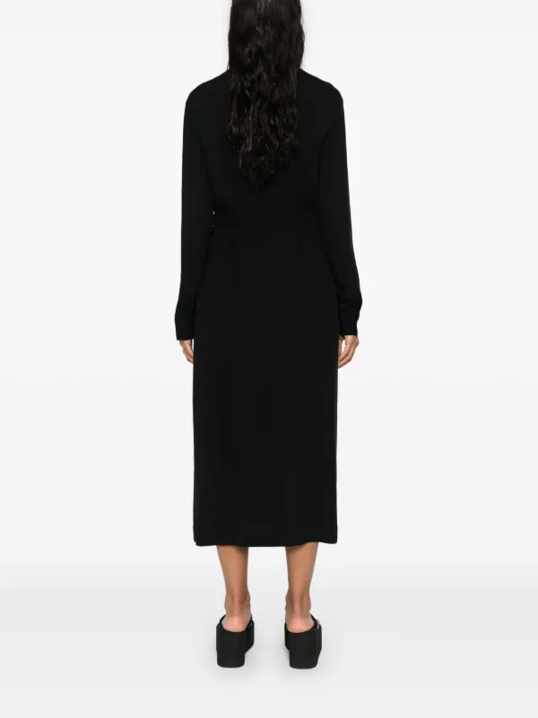 Moschino heart-padlock Belted Shirtdress | Black | FARFETCH