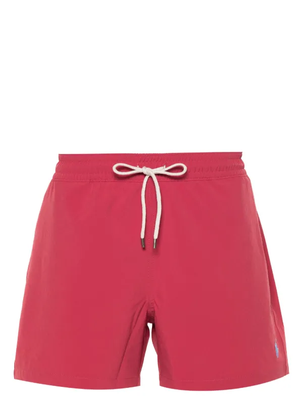 Polo Ralph Lauren Traveler Swim Shorts Red FARFETCH TR