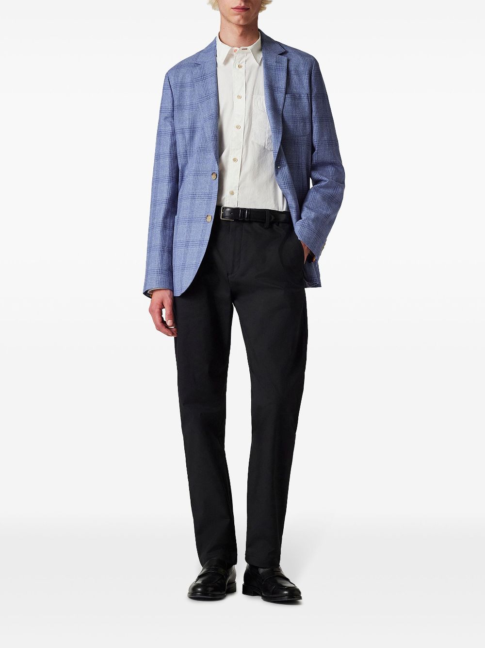 Paul Smith checked blazer - Blue