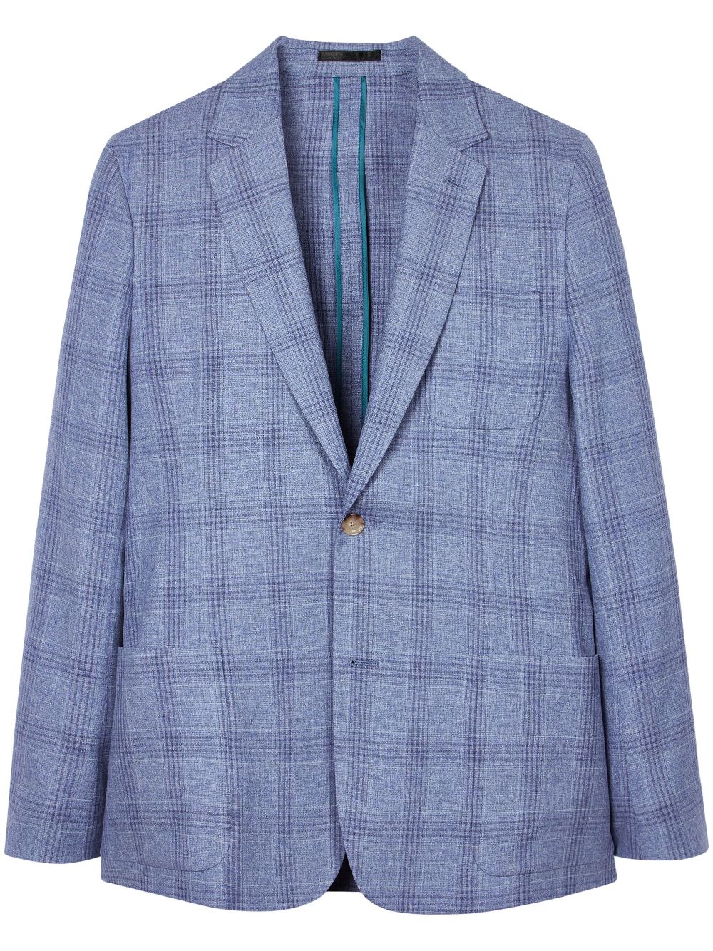 Paul Smith checked blazer - Blue