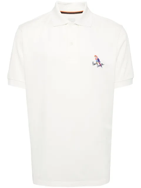 Paul Smith embroidered-design cotton polo shirt 