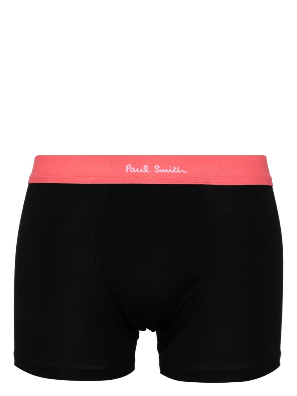 Paul Smith Drie boxershorts met logoband - Zwart