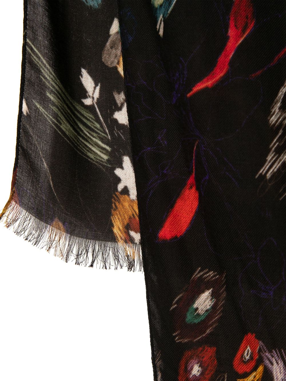 Paul Smith Sjaal met print - Zwart