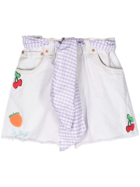 MC2 Saint Barth x Levi's Arizona fruit-patches denim shorts
