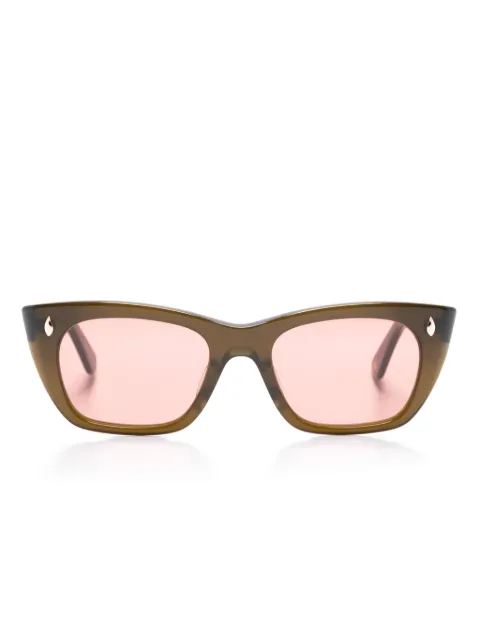 Garrett Leight Webster rectangle-frame sunglasses