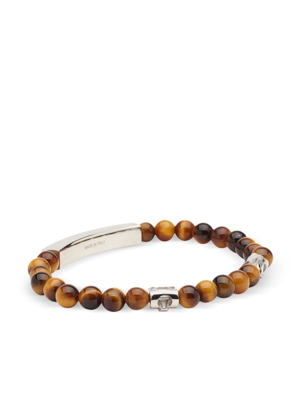 Shop Ferragamo Semi-precious Stone Bracelet In Orange